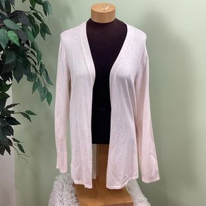 Maurice’s open front cardigan woman’s XXL very soft pink long sleeve no pockets